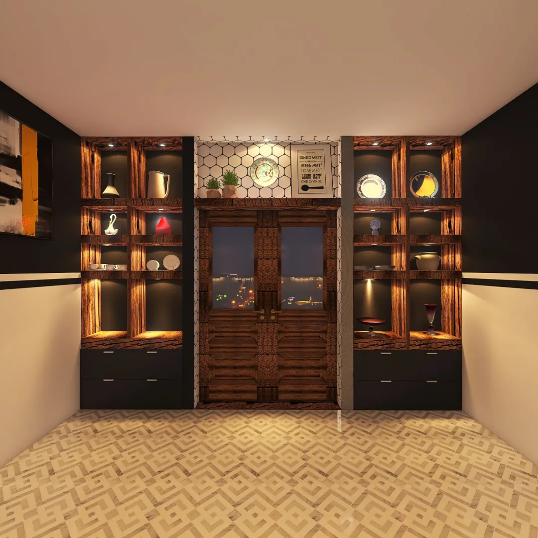 cozinha colonial 3d design renderings