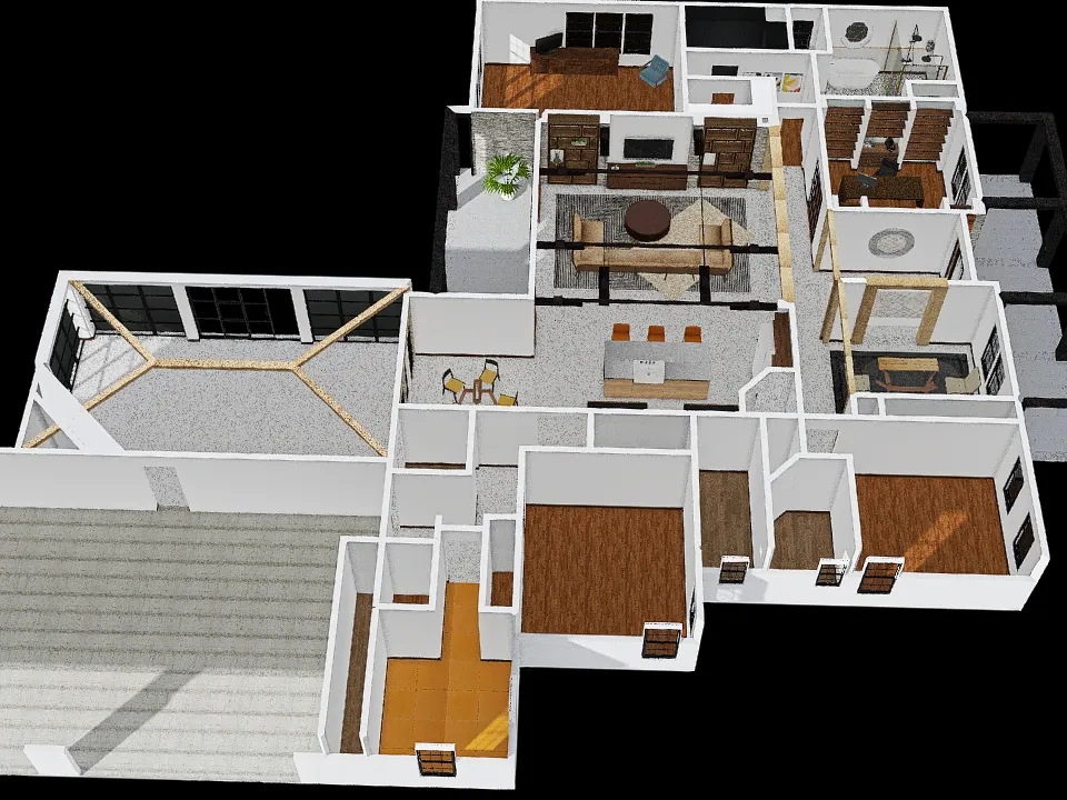 veranda 3d design renderings