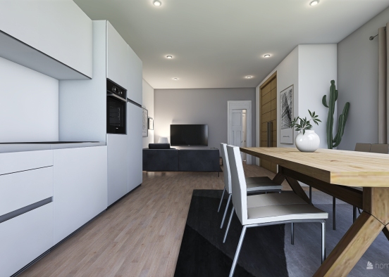Appartamento 4 Locali - Via Aterno  Design Rendering