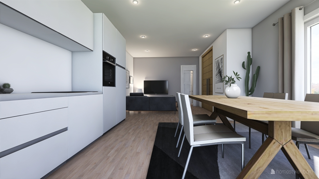 Appartamento 4 Locali - Via Aterno 3d design renderings