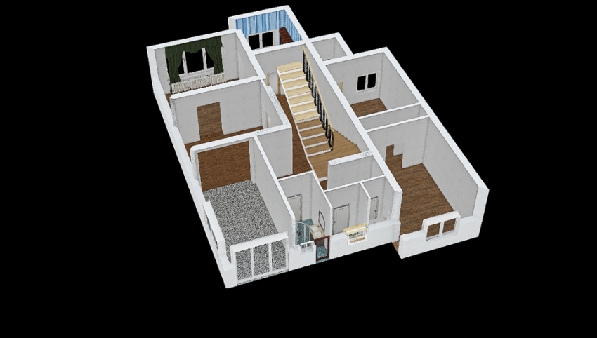Pigeonnier first floor 2nd Proposal 3d design picture 229.43