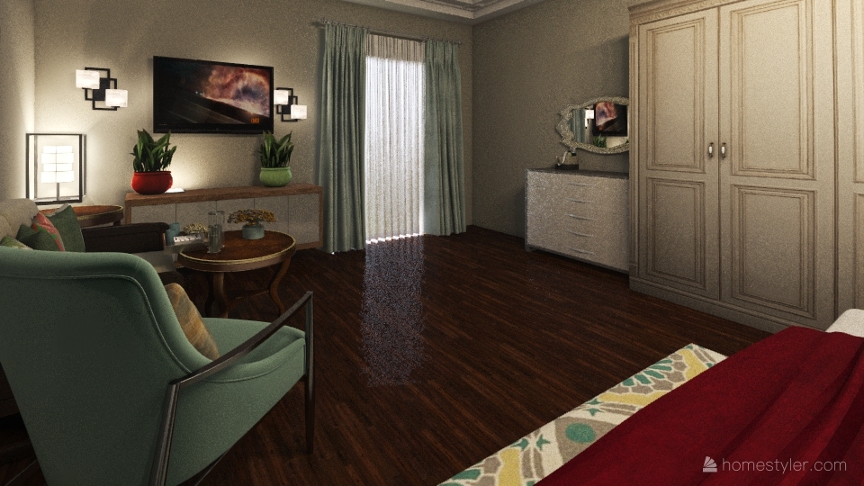 my bedroom 3d design renderings