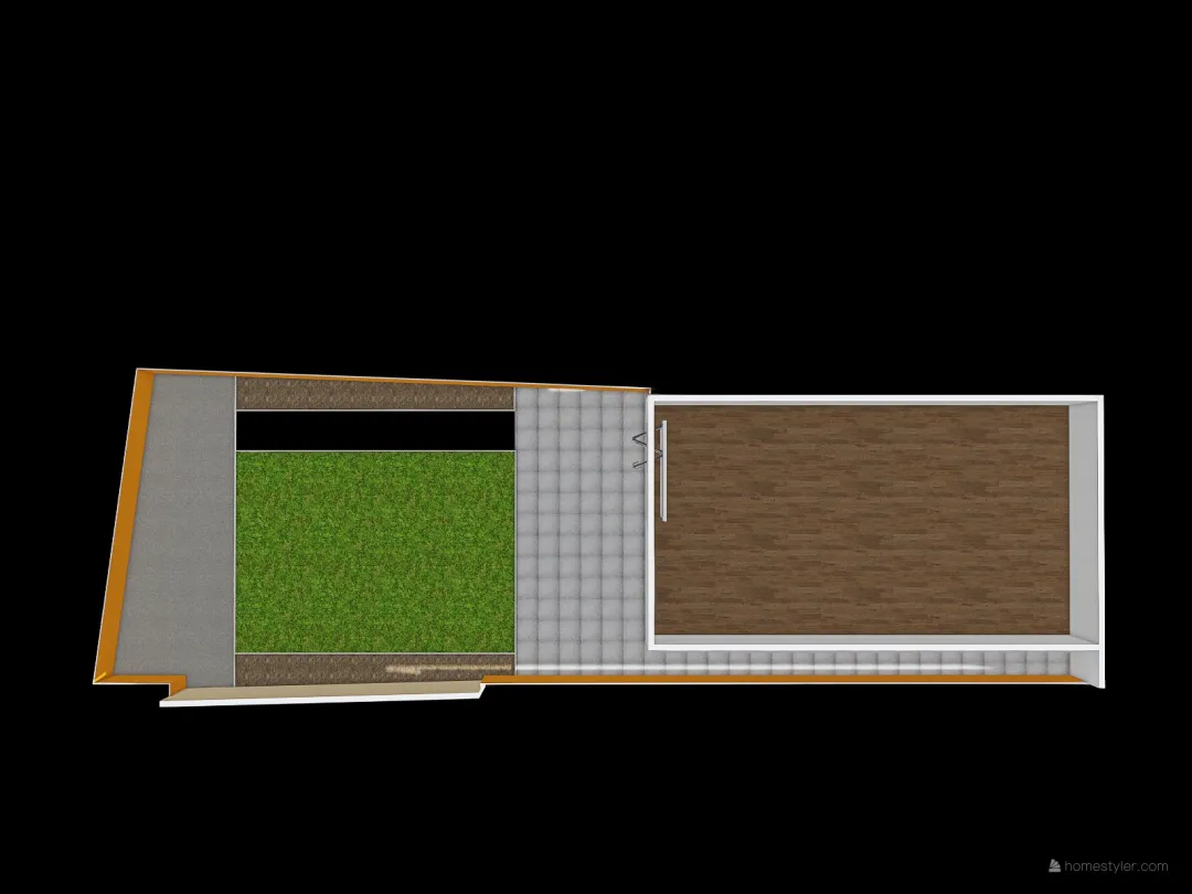 419 with duble pathway 3d design renderings