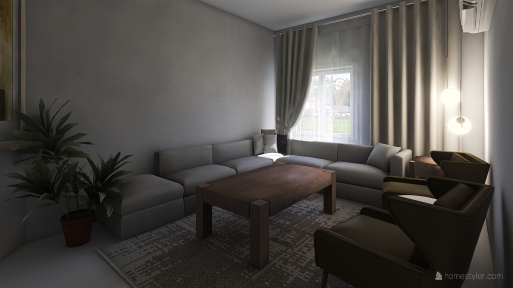 Living room 4 3d design renderings