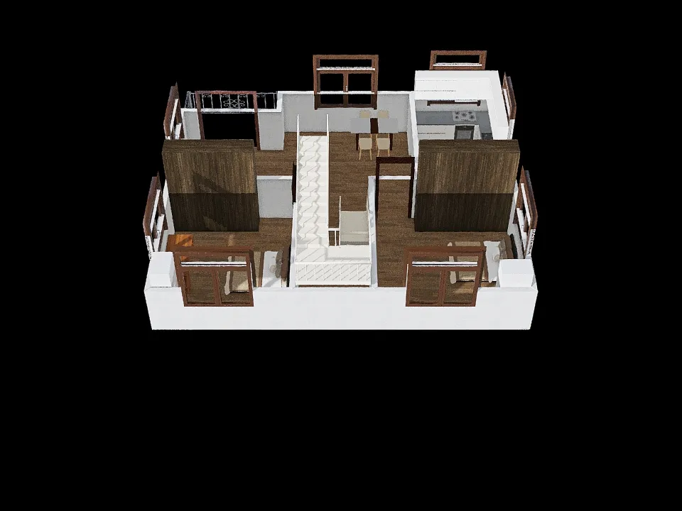 House Plan New1 3d design renderings