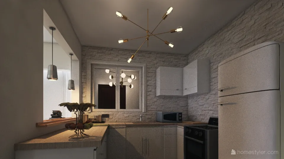 Cocina Vero 3d design renderings