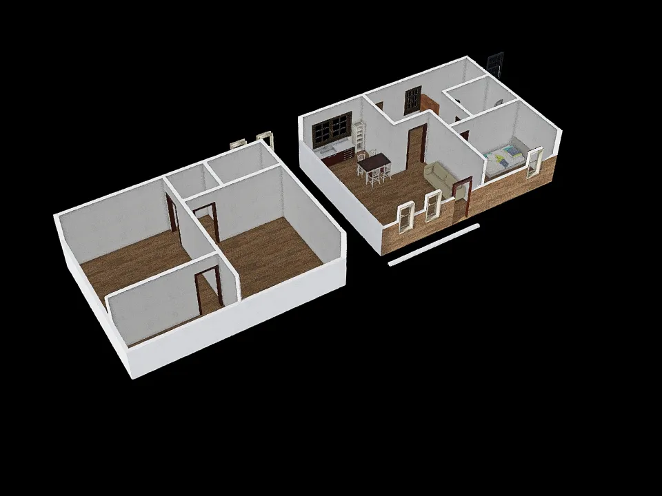 üst çift oda?yenidizayn 3d design renderings