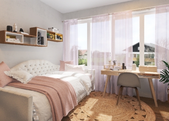 Dorm room single Design Rendering