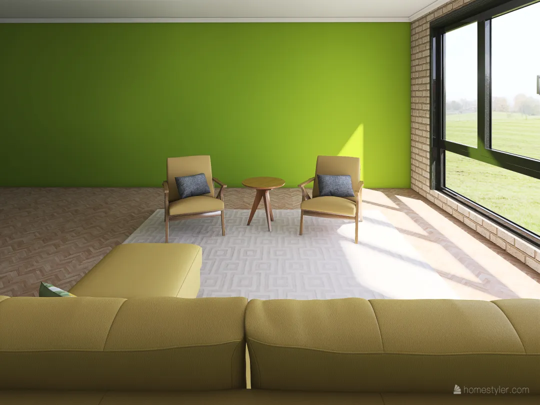 Apartamento Rustico 3d design renderings