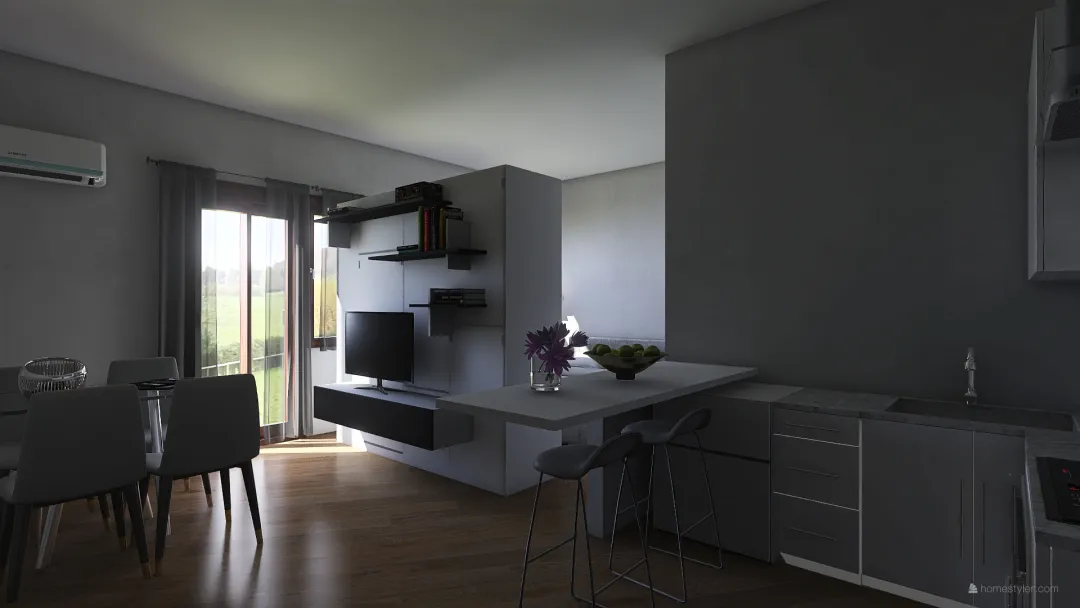 Appartamento_Goldoni 3d design renderings