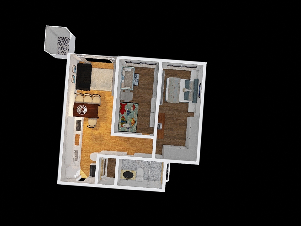 Midiã House 3d design renderings