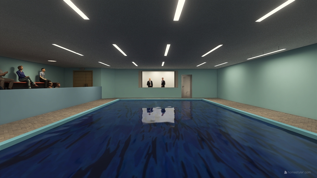 Swimming Complex 3d design renderings