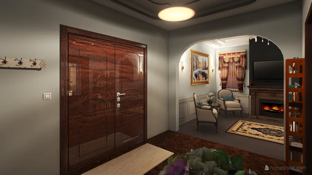 Riverside apartment 3d design renderings