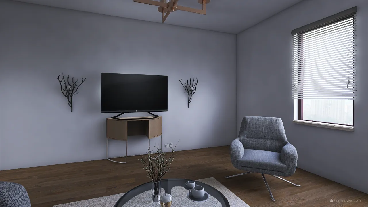 New York living room 3d design renderings