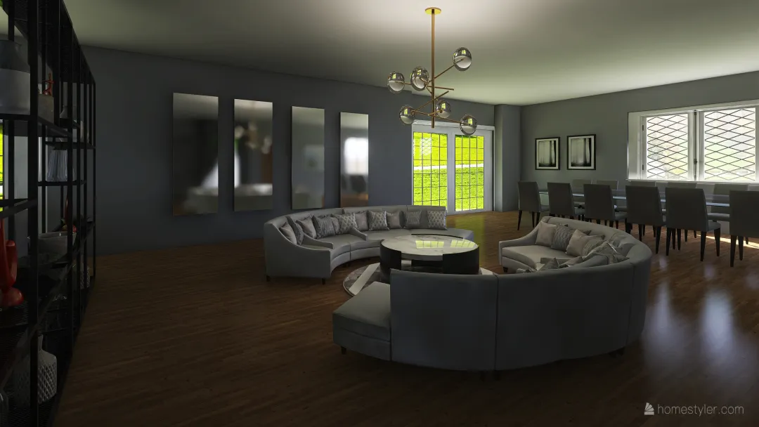 Hannagan Lounge 3d design renderings
