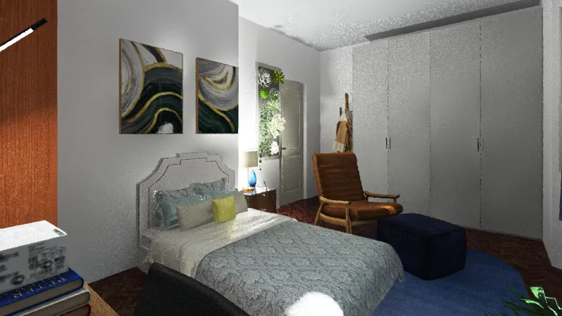 Masters Bedroom 3d design renderings