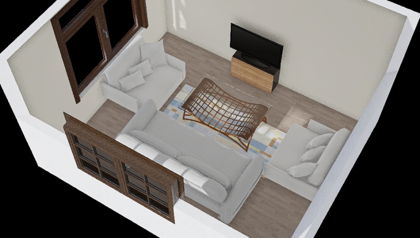 Contemporary living room 3d design picture 17.27