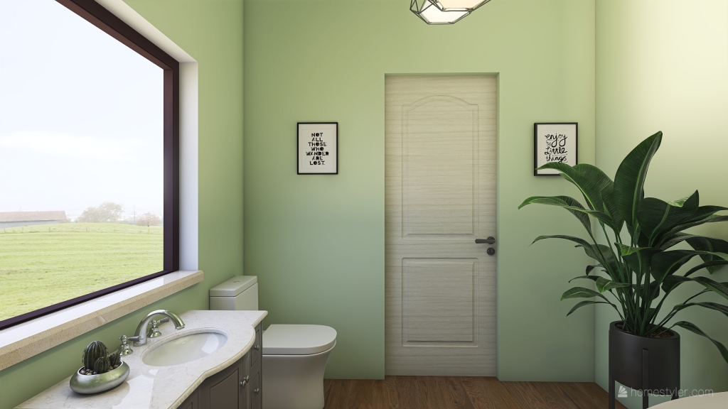 Master Bathroom 3d design renderings