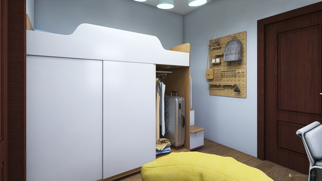 Third Bedroom 3d design renderings