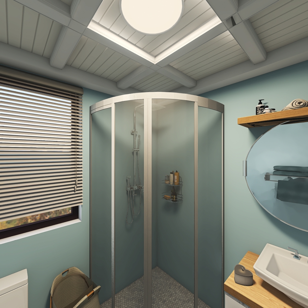 Salle de bain 3d design renderings