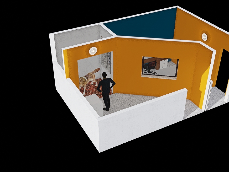 homeoffice 3d design renderings