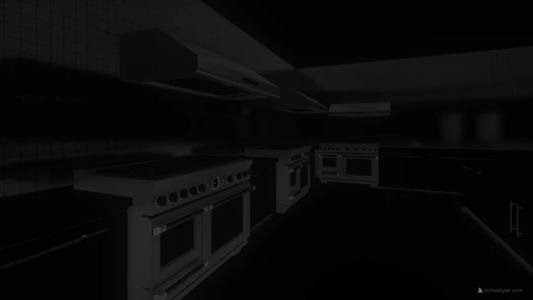 Cozinha Uniamérica 3d design renderings