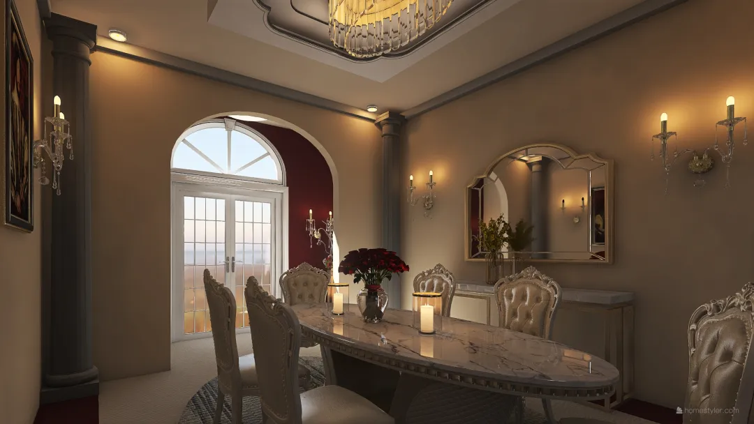 diningroom 3d design renderings