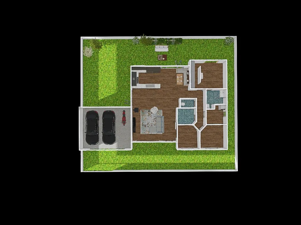 New House 02 3d design renderings