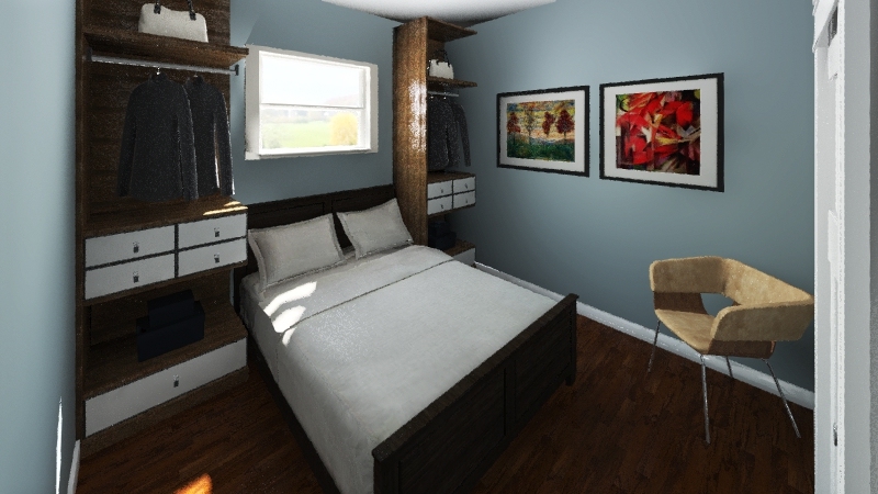 Studio Apartment - The Farm 3d design renderings