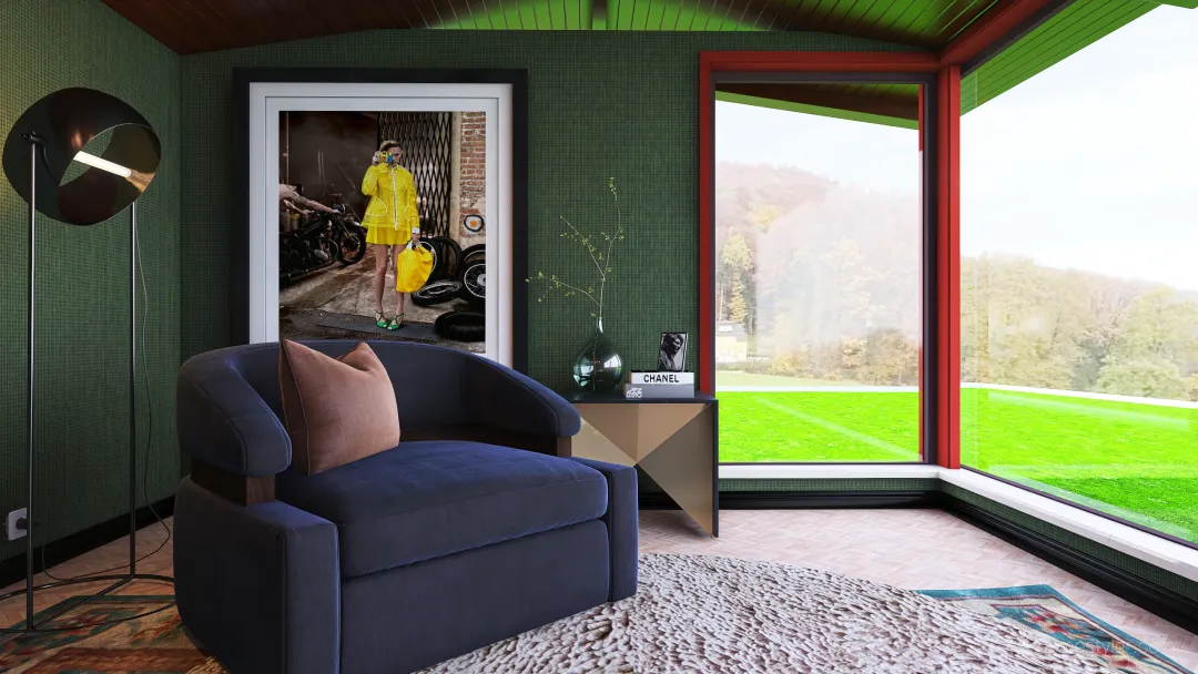 Luxury Resort One Bedroom 3d design renderings