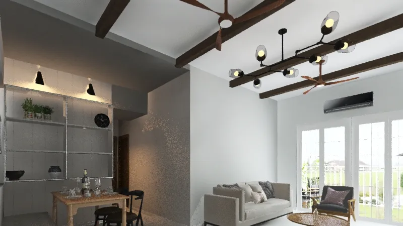 SunPreet-sy-dining-shelf 3d design renderings