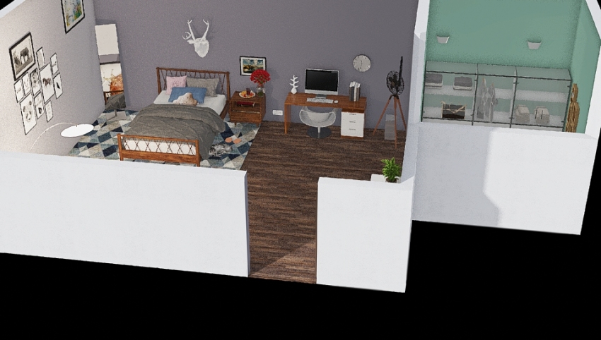 Dream bedroom 3d design picture 30.8