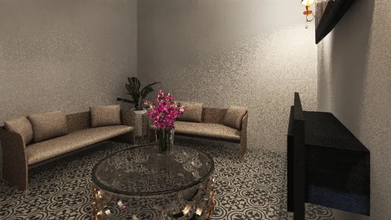 The Cozy Couch Area 3d design renderings