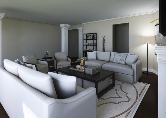 Swanagan living room Design Rendering