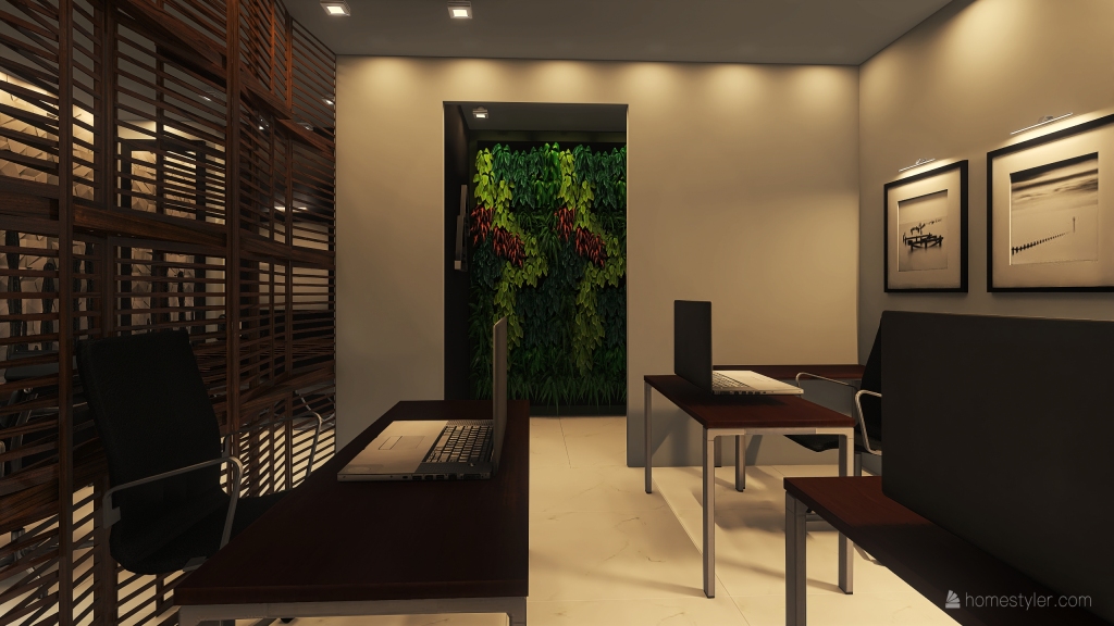 Felipe Aires office 3d design renderings