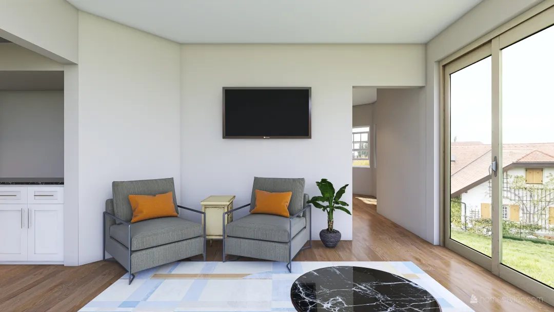 Jill - Living Room 3d design renderings