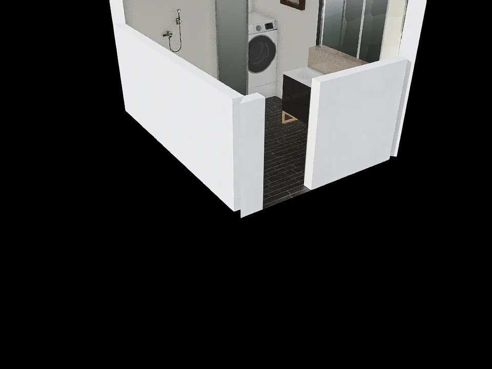 Kupatilo 3d design renderings