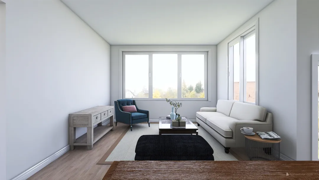 Leslie Living Room 3d design renderings