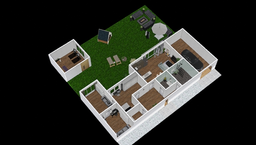house with garden 3d design picture 460.43