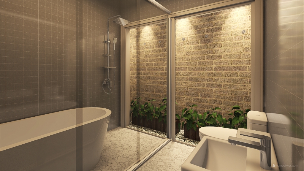 banheiro 3/2,5 3d design renderings
