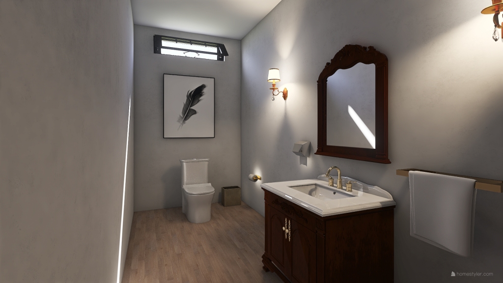 Bathroom H 3d design renderings