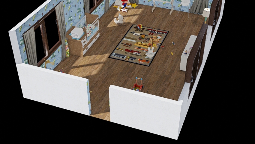 Baby's Room 3d design picture 47.8