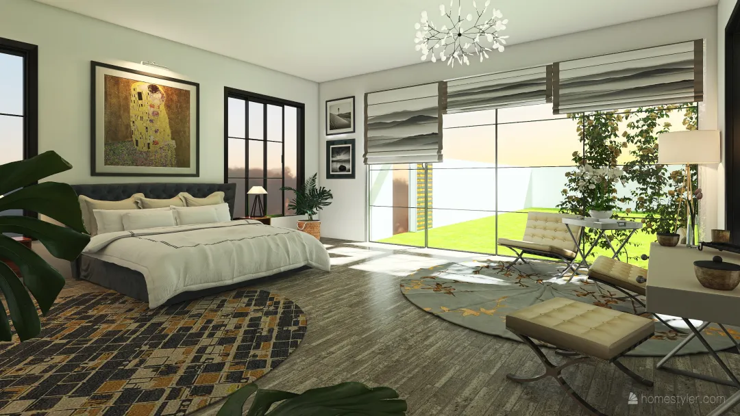 Casa canaria moderna 3d design renderings