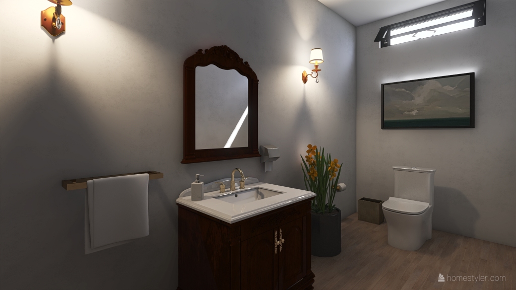 Bathroom M 3d design renderings