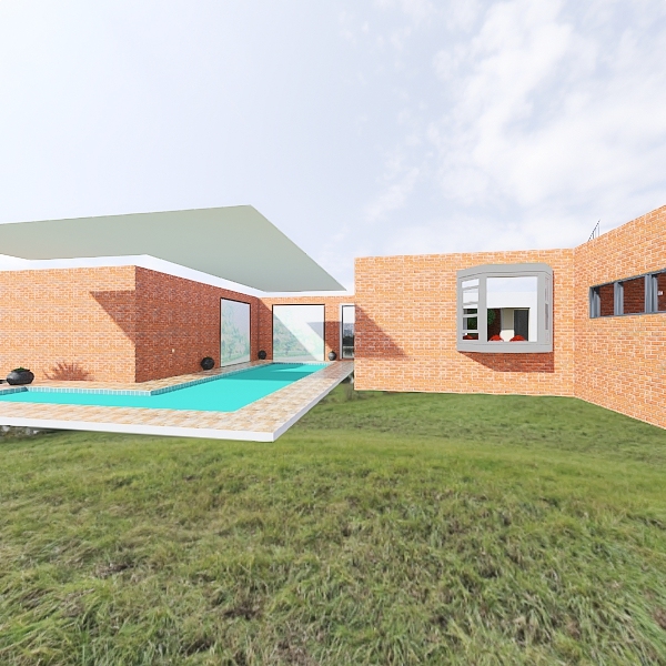 rascunho casa externa 3d design renderings