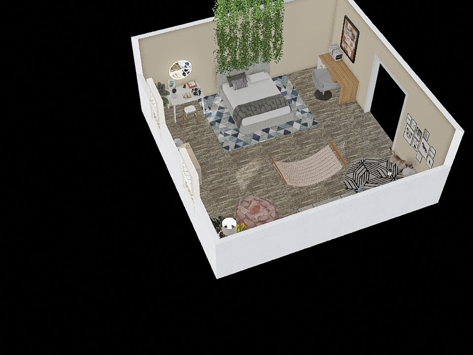 Rowans Room 3d design renderings