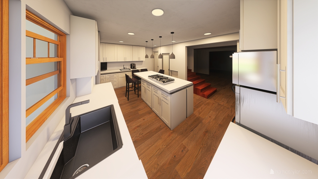 4409 Kitchen Remodel 3d design renderings