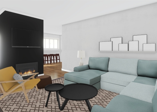 Laura Living Room Design Rendering