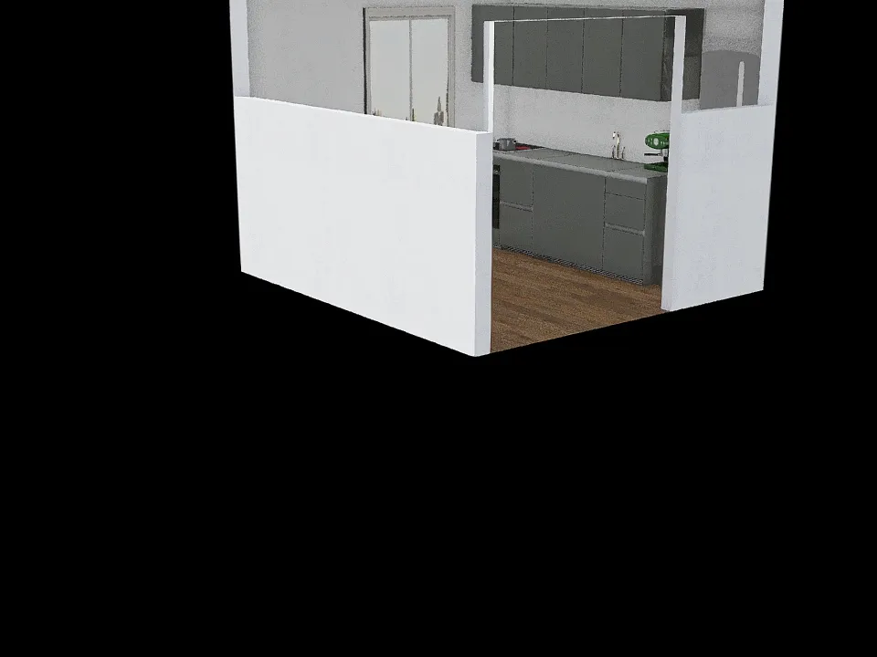 θηχης - κουζινα 3d design renderings