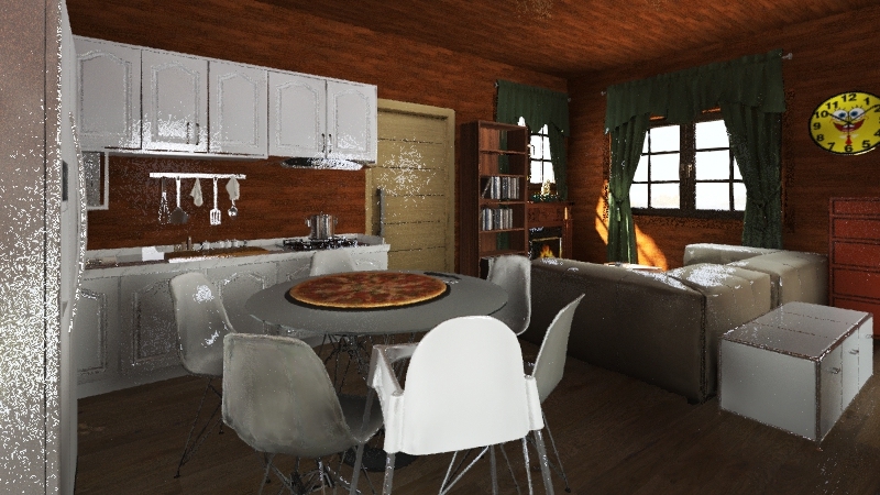 Living Room/ Dining Room/ Kitchen/ Bed Rooms 3d design renderings